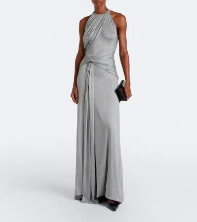 David Koma Draped jersey gown | Thumbnail 7