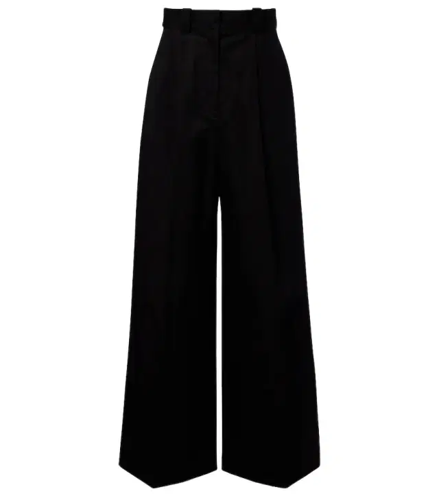 Balenciaga Cotton twill wide-leg pants