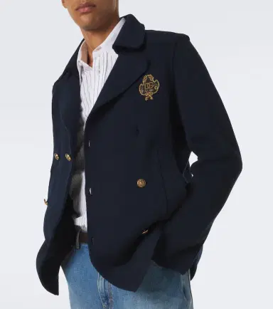Dolce & Gabbana DG knitted cotton blazer | Thumbnail 3