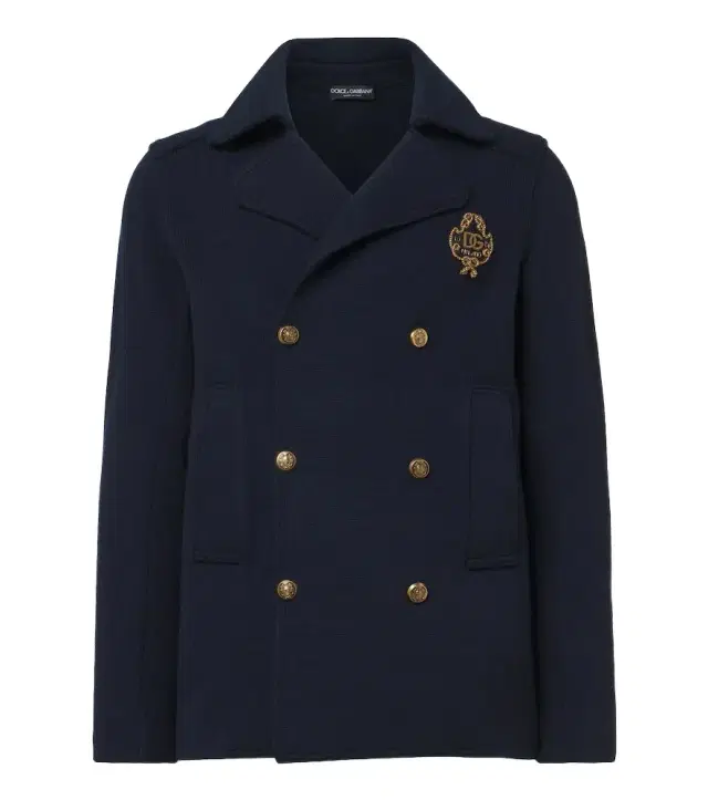 Dolce & Gabbana DG knitted cotton blazer