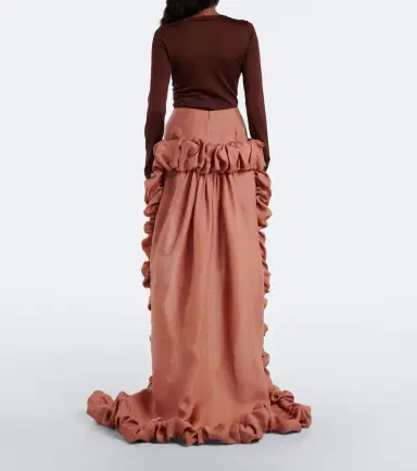 Saint Laurent Bubble silk gazar miniskirt | Thumbnail 3 Saint Laurent Bubble silk gazar miniskirt | Thumbnail 3