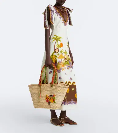 ALÉMAIS Alémais Island Cove Maxi basket bag | Thumbnail 5