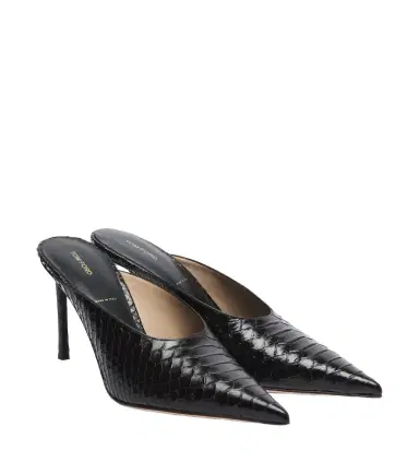 Tom Ford Croc-effect leather mules | Thumbnail 1