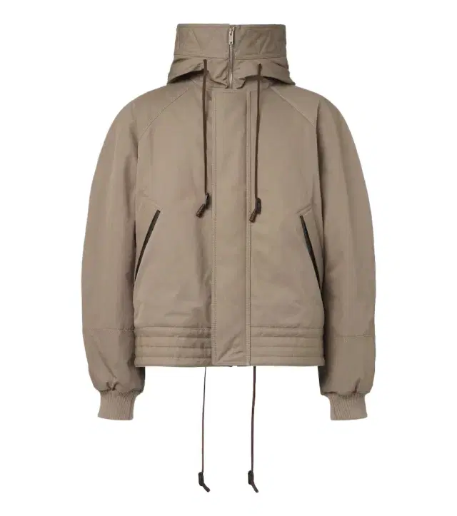 Bottega Veneta Leather-trimmed cotton canvas jacket