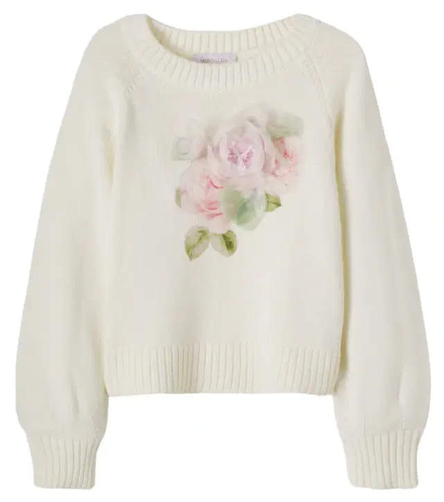 Monnalisa Floral sweater