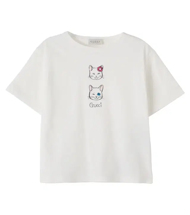 Gucci Kids Printed cotton jersey T-shirt