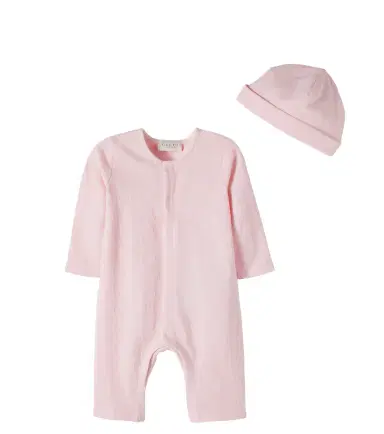 Gucci Kids Baby GG cotton piqué onesie and beanie set | Thumbnail 1 Gucci Kids Baby GG cotton piqué onesie and beanie set | Thumbnail 1