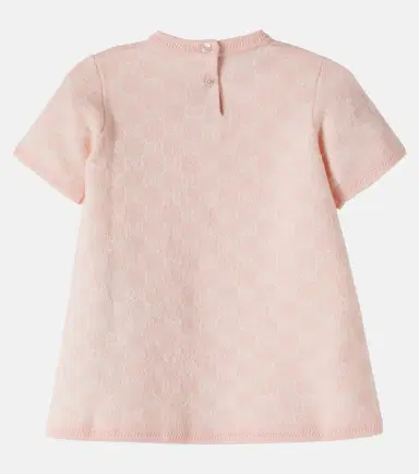 Gucci Kids Baby GG jacquard wool dress | Thumbnail 2