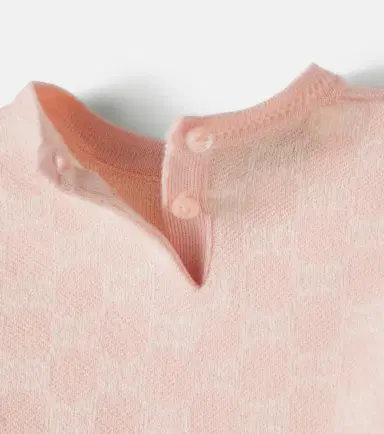 Gucci Kids Baby GG jacquard wool dress | Thumbnail 3