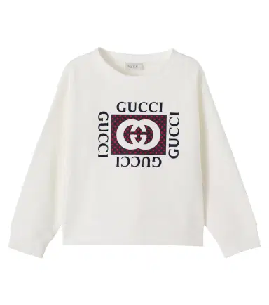 Gucci Kids Interlocking G printed cotton sweatshirt | Thumbnail 1 Gucci Kids Interlocking G printed cotton sweatshirt | Thumbnail 1