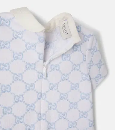 Gucci Kids Baby GG jacquard cotton dress | Thumbnail 2 Gucci Kids Baby GG jacquard cotton dress | Thumbnail 2