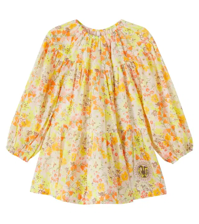 Zimmermann Kids Solstice floral tiered cotton dress