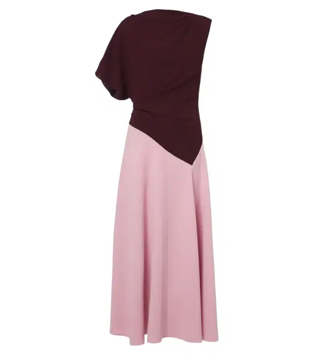 Roksanda Oryn draped asymmetric crêpe midi dress