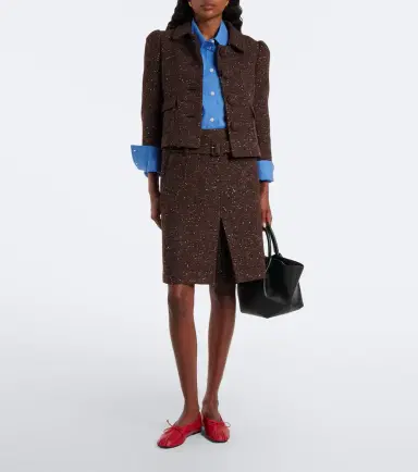 SHUSHU/TONG Belted wool-blend miniskirt | Thumbnail 5 SHUSHU/TONG Belted wool-blend miniskirt | Thumbnail 5