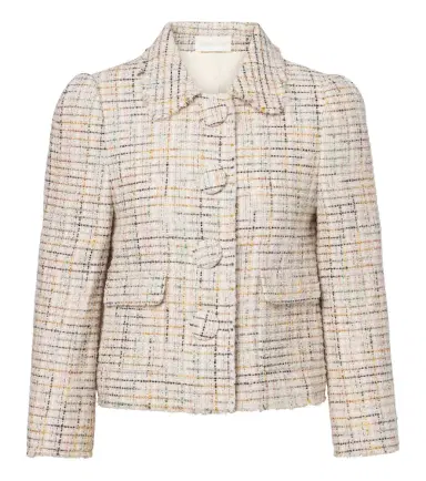 SHUSHU/TONG Checked cotton-blend cropped jacket | Thumbnail 1 SHUSHU/TONG Checked cotton-blend cropped jacket | Thumbnail 1