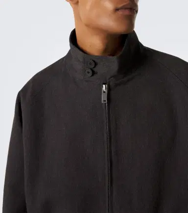 Studio Nicholson Over cotton and wool bomber jacket | Thumbnail 6 Studio Nicholson Over cotton and wool bomber jacket | Thumbnail 6