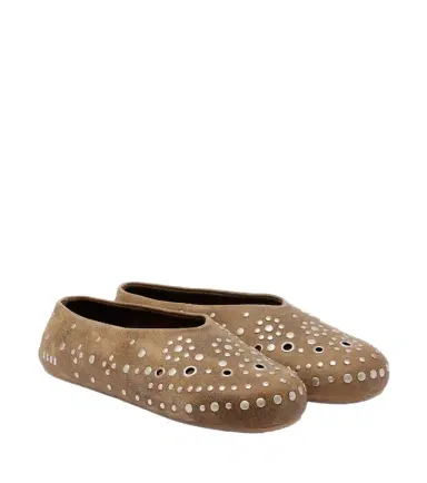 Golden Goose Tierra studded suede slip-on shoes | Thumbnail 1 Golden Goose Tierra studded suede slip-on shoes | Thumbnail 1