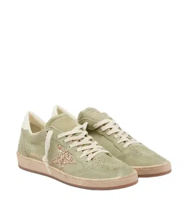 Golden Goose Ball Star glitter suede sneakers | Thumbnail 1 Golden Goose Ball Star glitter suede sneakers | Thumbnail 1
