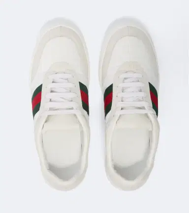 Gucci Screener leather-trimmed sneakers | Thumbnail 6 Gucci Screener leather-trimmed sneakers | Thumbnail 6