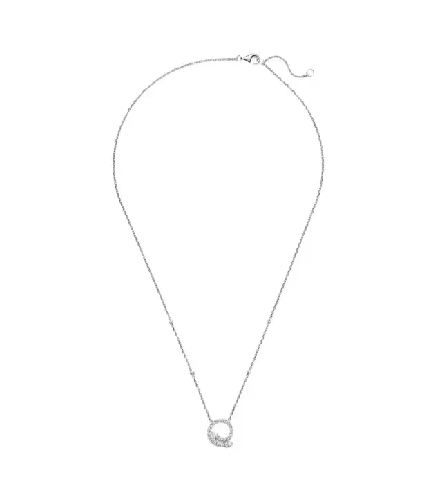Bucherer Fine Jewellery Diamond Twist 18kt white gold necklace with diamonds