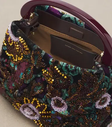 Dries Van Noten Small sequined top-handle bag | Thumbnail 3 Dries Van Noten Small sequined top-handle bag | Thumbnail 3