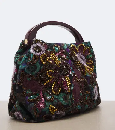 Dries Van Noten Small sequined top-handle bag | Thumbnail 4 Dries Van Noten Small sequined top-handle bag | Thumbnail 4