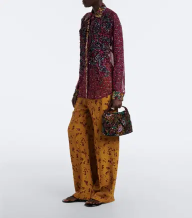 Dries Van Noten Small sequined top-handle bag | Thumbnail 6 Dries Van Noten Small sequined top-handle bag | Thumbnail 6