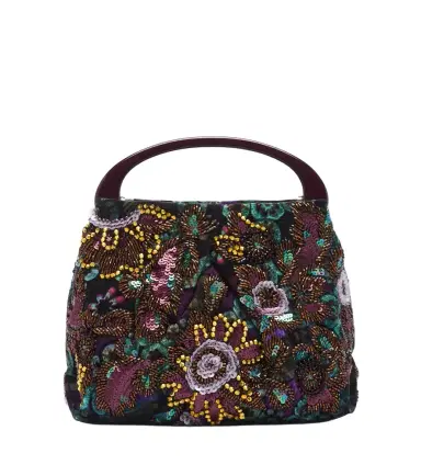 Dries Van Noten Small sequined top-handle bag | Thumbnail 1 Dries Van Noten Small sequined top-handle bag | Thumbnail 1