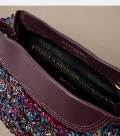 Dries Van Noten Small embellished leather-trimmed clutch | Thumbnail 4 Dries Van Noten Small embellished leather-trimmed clutch | Thumbnail 4