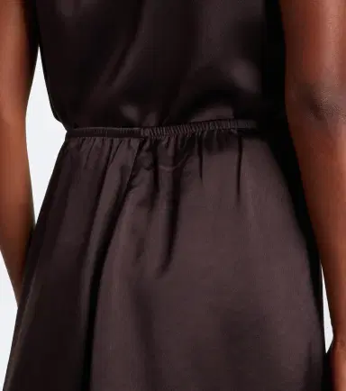 LESET Barb lace-trimmed satin miniskirt | Thumbnail 2