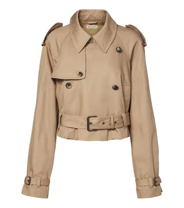 JW Anderson Cropped cotton trench coat