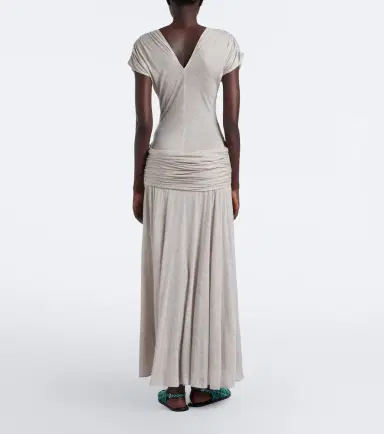 JW Anderson Draped jersey maxi dress | Thumbnail 2 JW Anderson Draped jersey maxi dress | Thumbnail 2