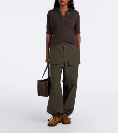 JW Anderson Cotton-blend wide-leg pants | Thumbnail 4 JW Anderson Cotton-blend wide-leg pants | Thumbnail 4