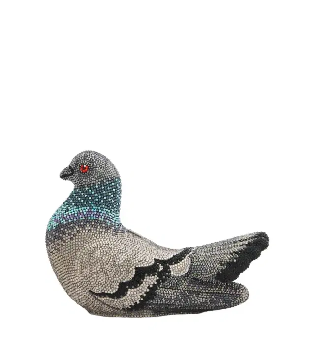 Judith Leiber Couture Pigeon embellished clutch