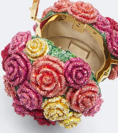 Judith Leiber Couture Basket of Roses embellished top-handle bag | Thumbnail 3