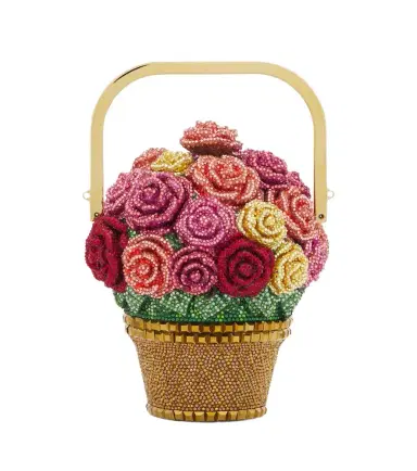 Judith Leiber Couture Basket of Roses embellished top-handle bag | Thumbnail 1