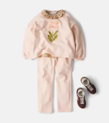 Bonpoint Dalila cotton jersey sweatpants | Thumbnail 4 Bonpoint Dalila cotton jersey sweatpants | Thumbnail 4