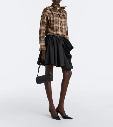 Patou Bow-detail checked cotton shirt | Thumbnail 2 Patou Bow-detail checked cotton shirt | Thumbnail 2