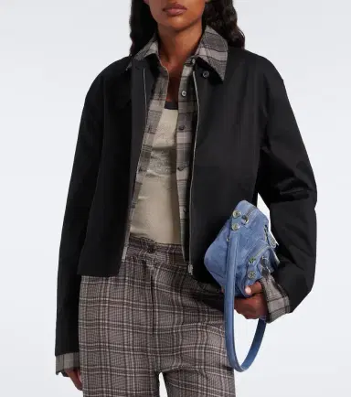 Acne Studios Layered cotton twill jacket | Thumbnail 3 Acne Studios Layered cotton twill jacket | Thumbnail 3