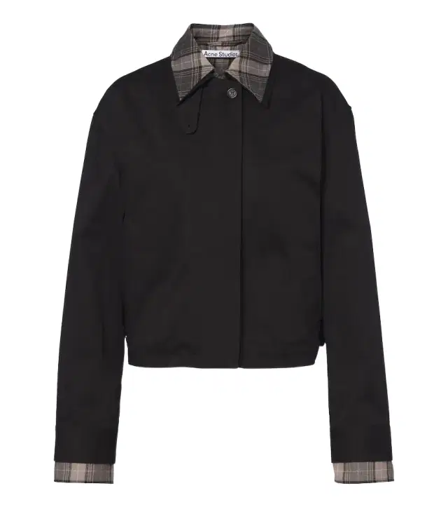 Acne Studios Layered cotton twill jacket
