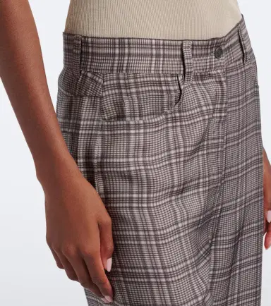 Acne Studios Checked wide-leg pants | Thumbnail 5 Acne Studios Checked wide-leg pants | Thumbnail 5