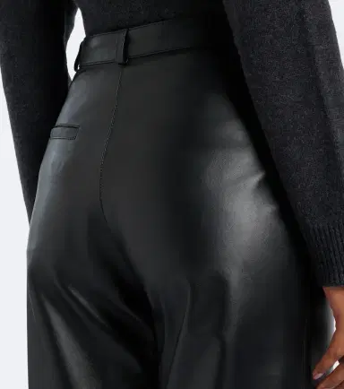 Loulou de Saison Cobe leather straight pants | Thumbnail 4
