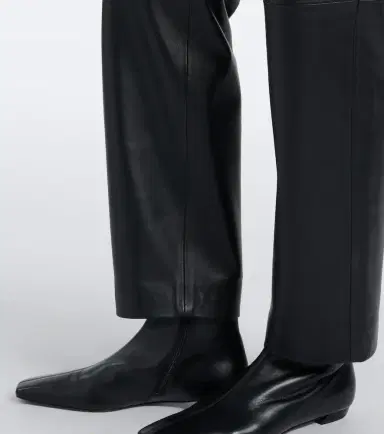 Loulou de Saison Cobe leather straight pants | Thumbnail 6