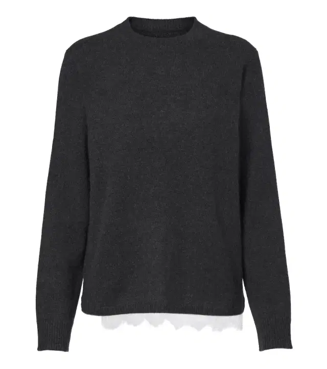 Arvo lace-trimmed cashmere sweater