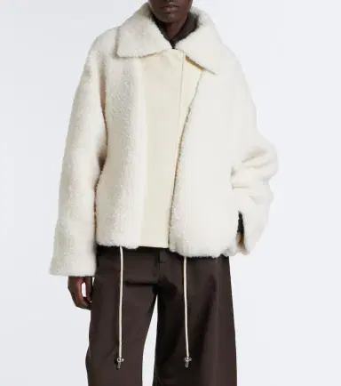 Sportmax Teddy-trimmed jacket | Thumbnail 6 Sportmax Teddy-trimmed jacket | Thumbnail 6