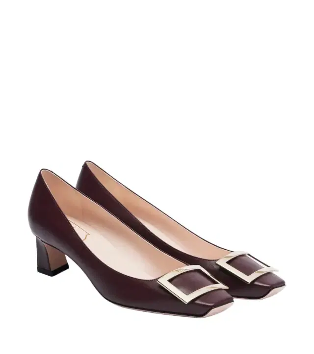 Roger Vivier Trompette embellished leather pumps