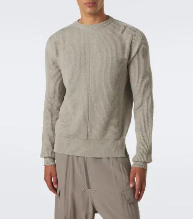 Rick Owens Ribbed-knit virgin wool sweater | Thumbnail 4