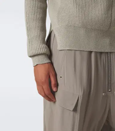 Rick Owens Ribbed-knit virgin wool sweater | Thumbnail 6