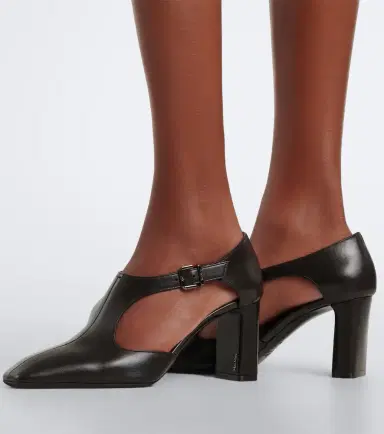 Max Mara Leather Mary Jane pumps | Thumbnail 5
