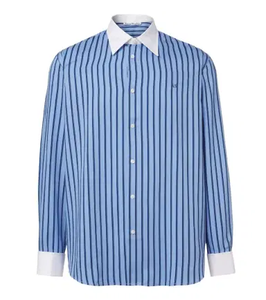 Acne Studios Striped satin twill shirt | Thumbnail 1